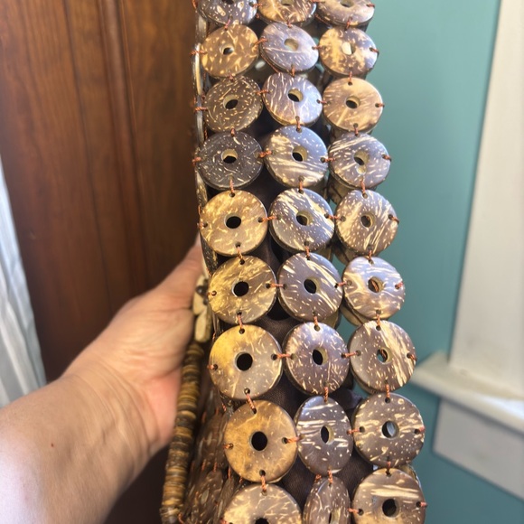 Coconut Shell purse NWOT - Picture 6 of 12